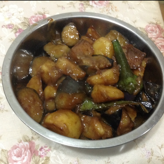 红烧茄子土豆