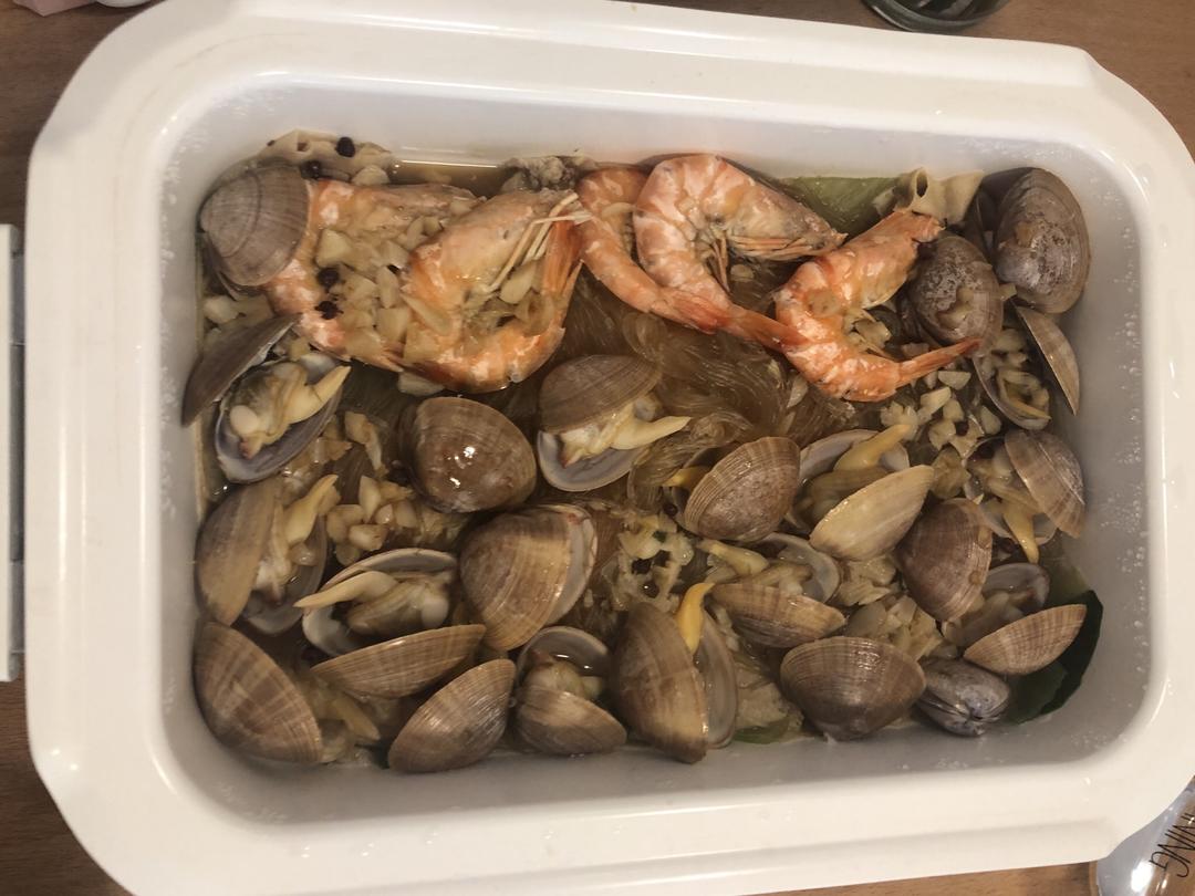 超快手BRUNO蚬子粉丝蔬菜焖锅