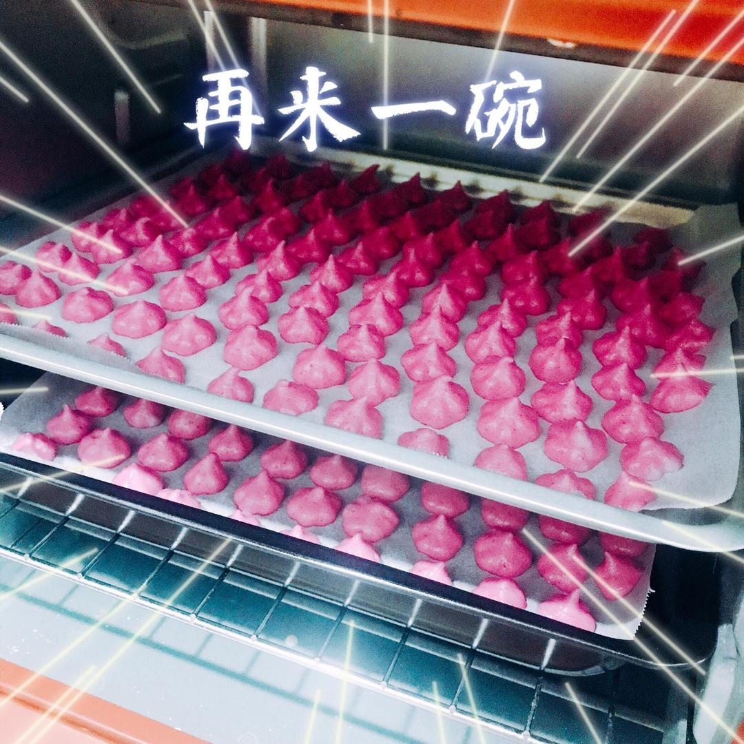 迷人的火龙果溶豆酸奶溶豆宝宝辅食
