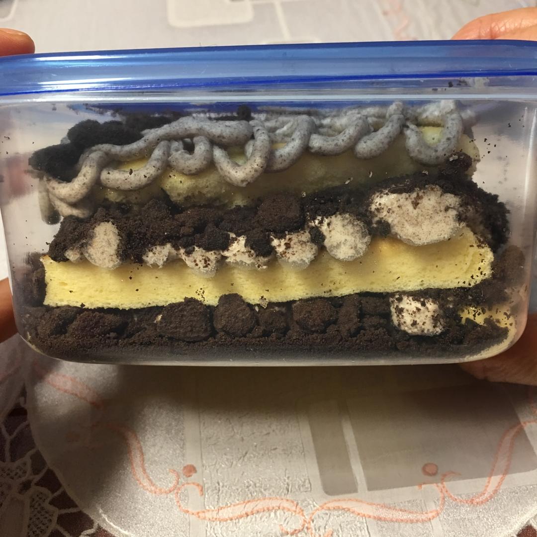 好吃到流泪的奥利奥咸奶油盒子蛋糕