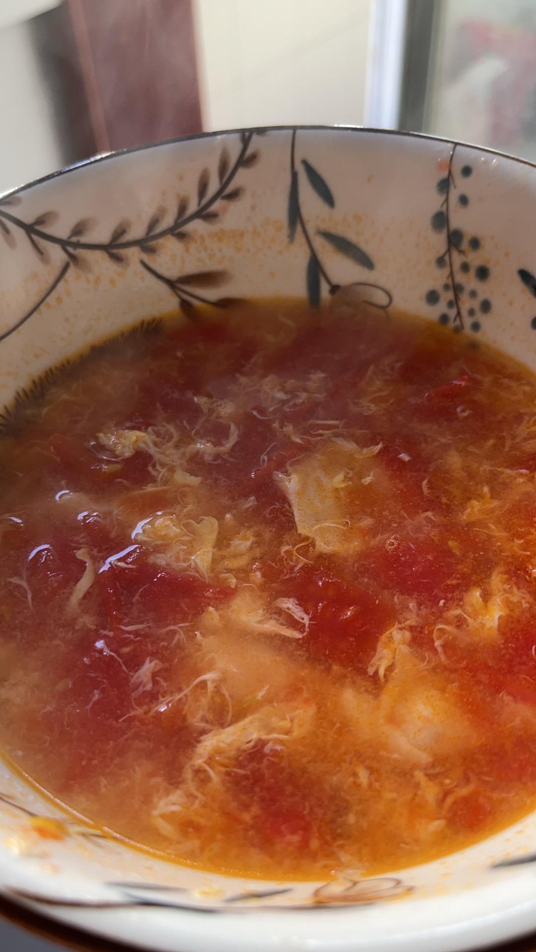 好喝到爆的西红柿鸡蛋汤