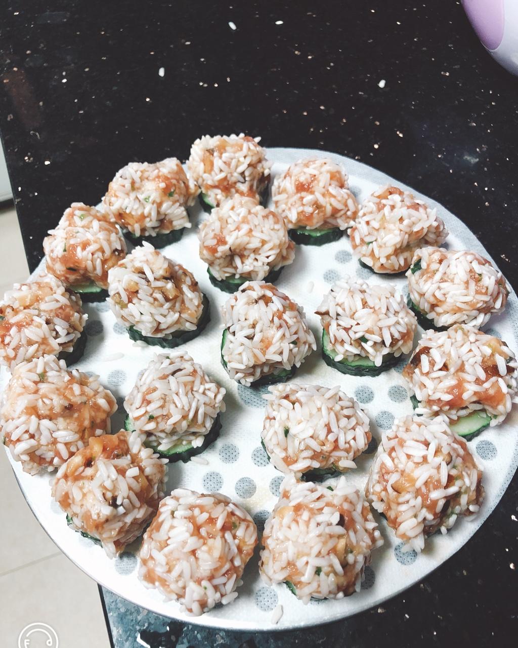 蒸糯米丸子