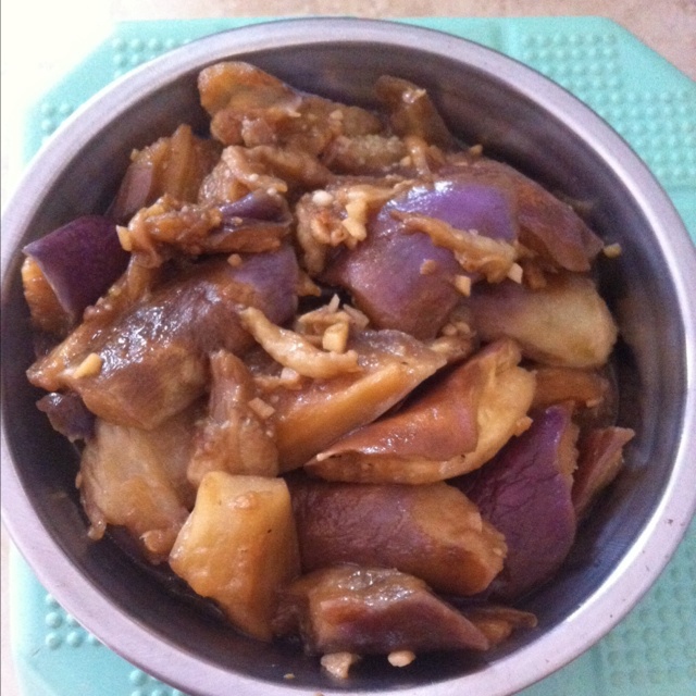 蒜香茄子（炒制）