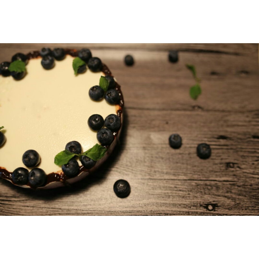 渐变蓝莓冻芝士蛋糕（免烤）