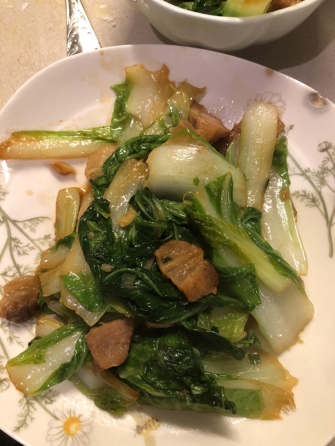 奶白菜炒肉