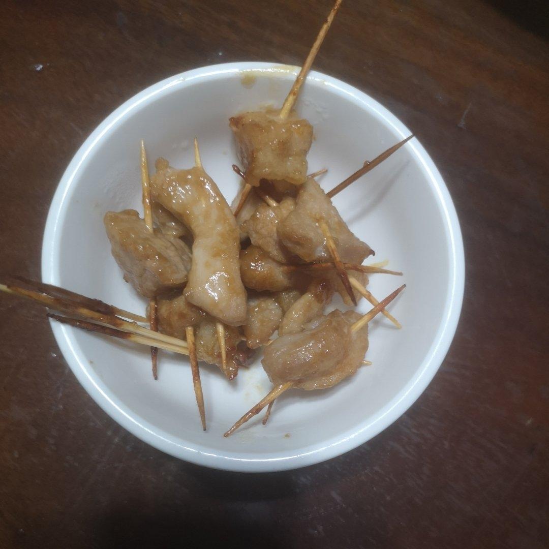空气炸锅版！零失败～牙签肉