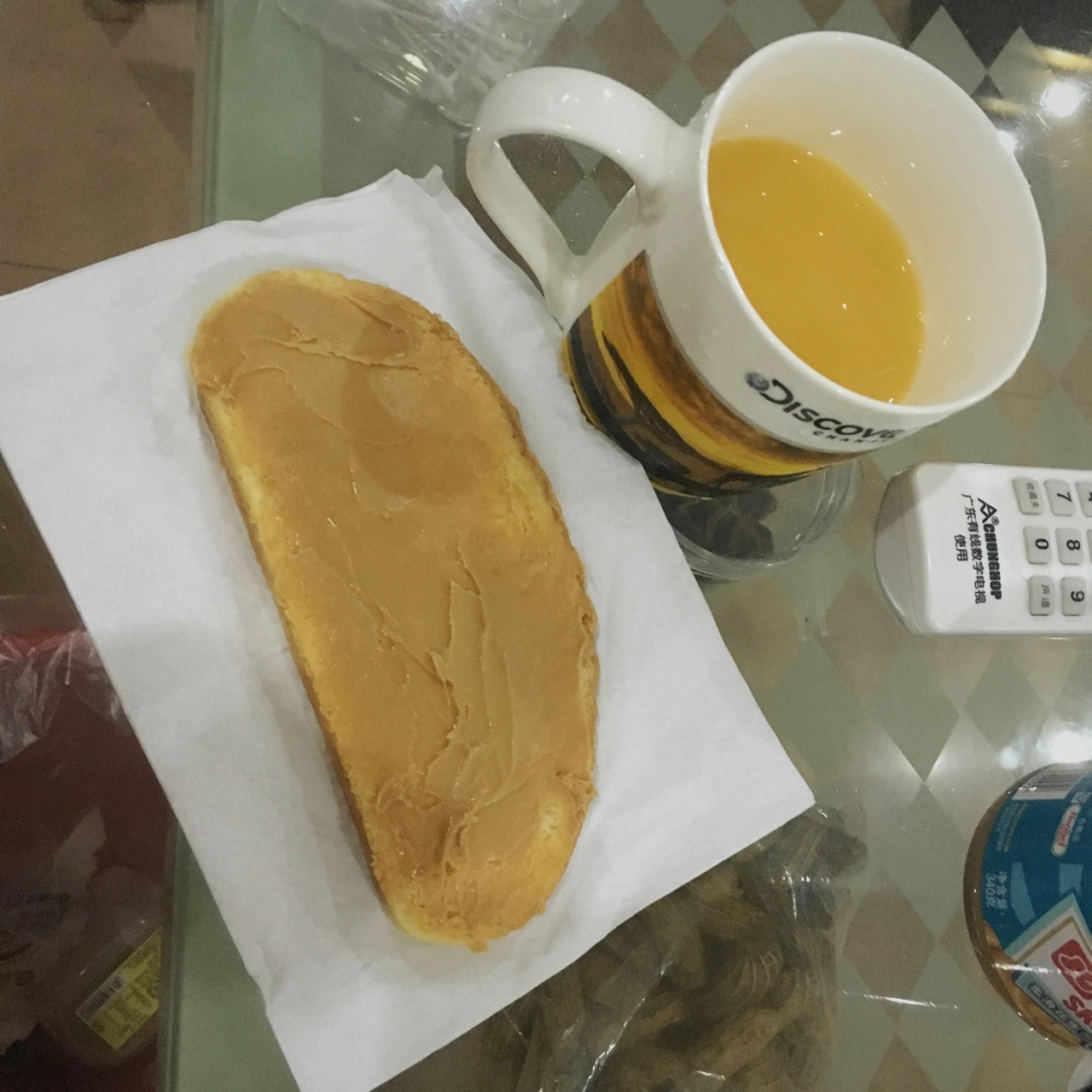 花生酱吐司