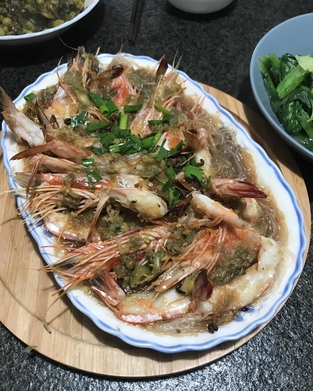 蒜蓉粉丝对虾