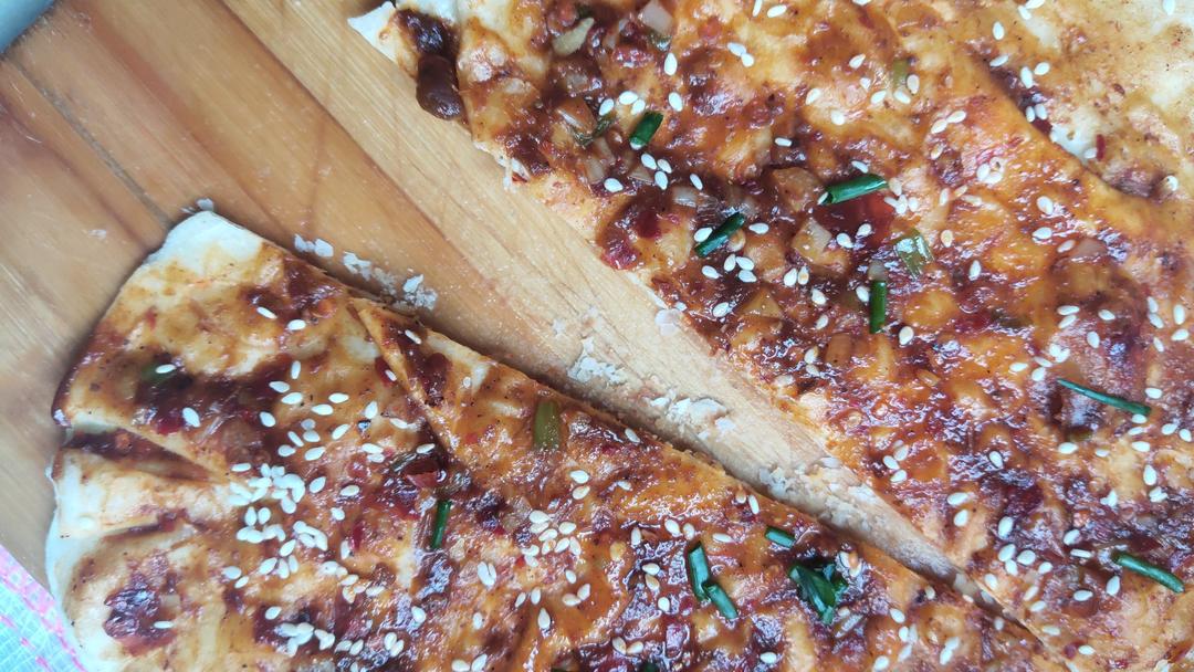 酥的掉渣的酱香饼，老公说都可以开店啦