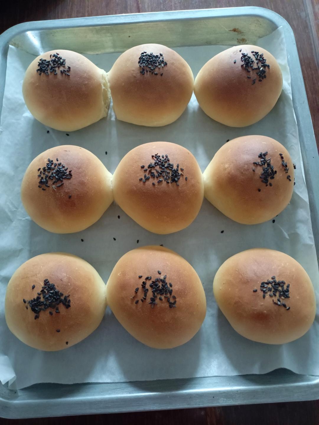 烤豆沙包 餐包 上学早餐 附细节视频详解