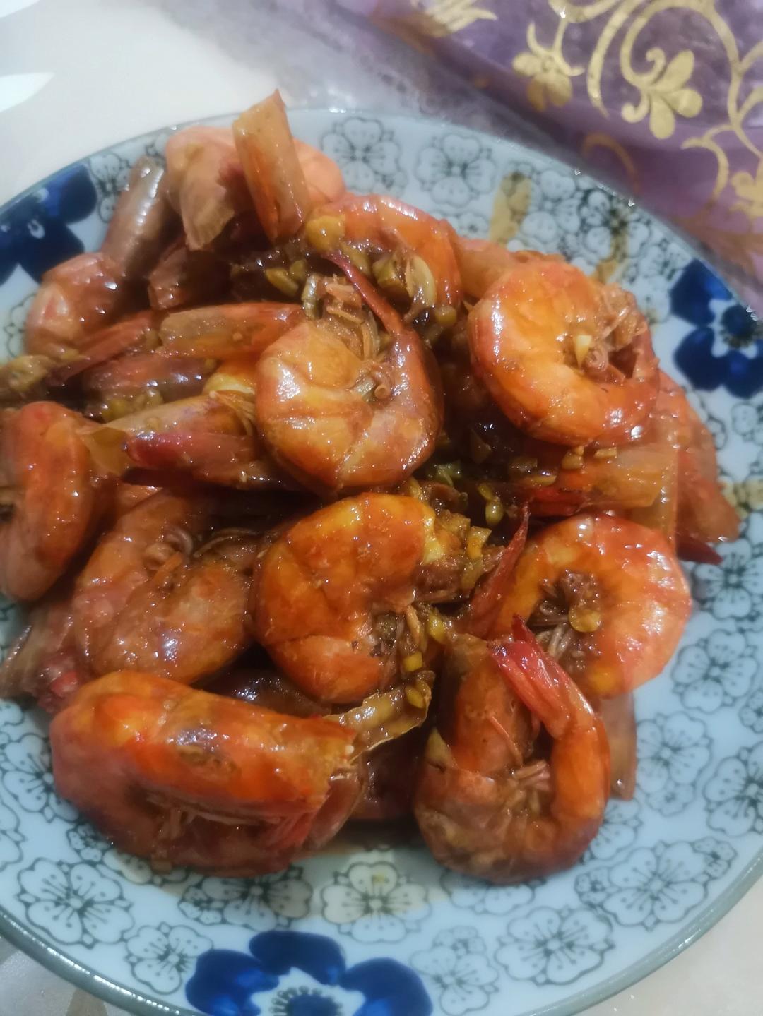 家庭版油焖大虾