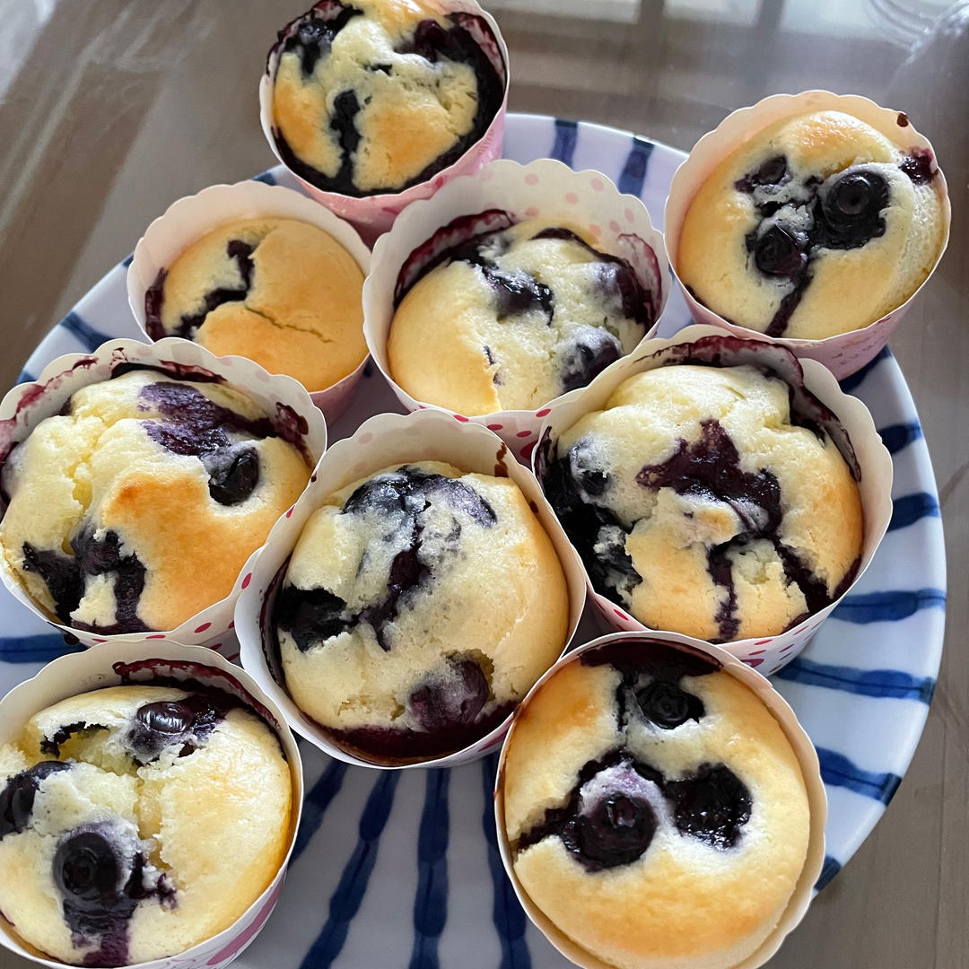 搅一搅就🉑成功的会爆浆㊙️蓝莓麦芬 🥄