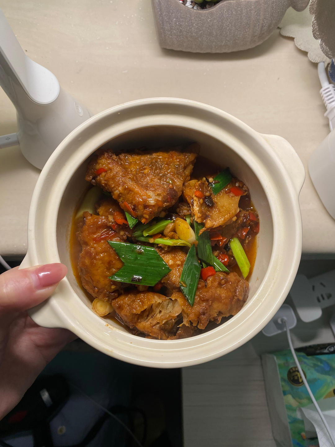 红烧炸鱼块