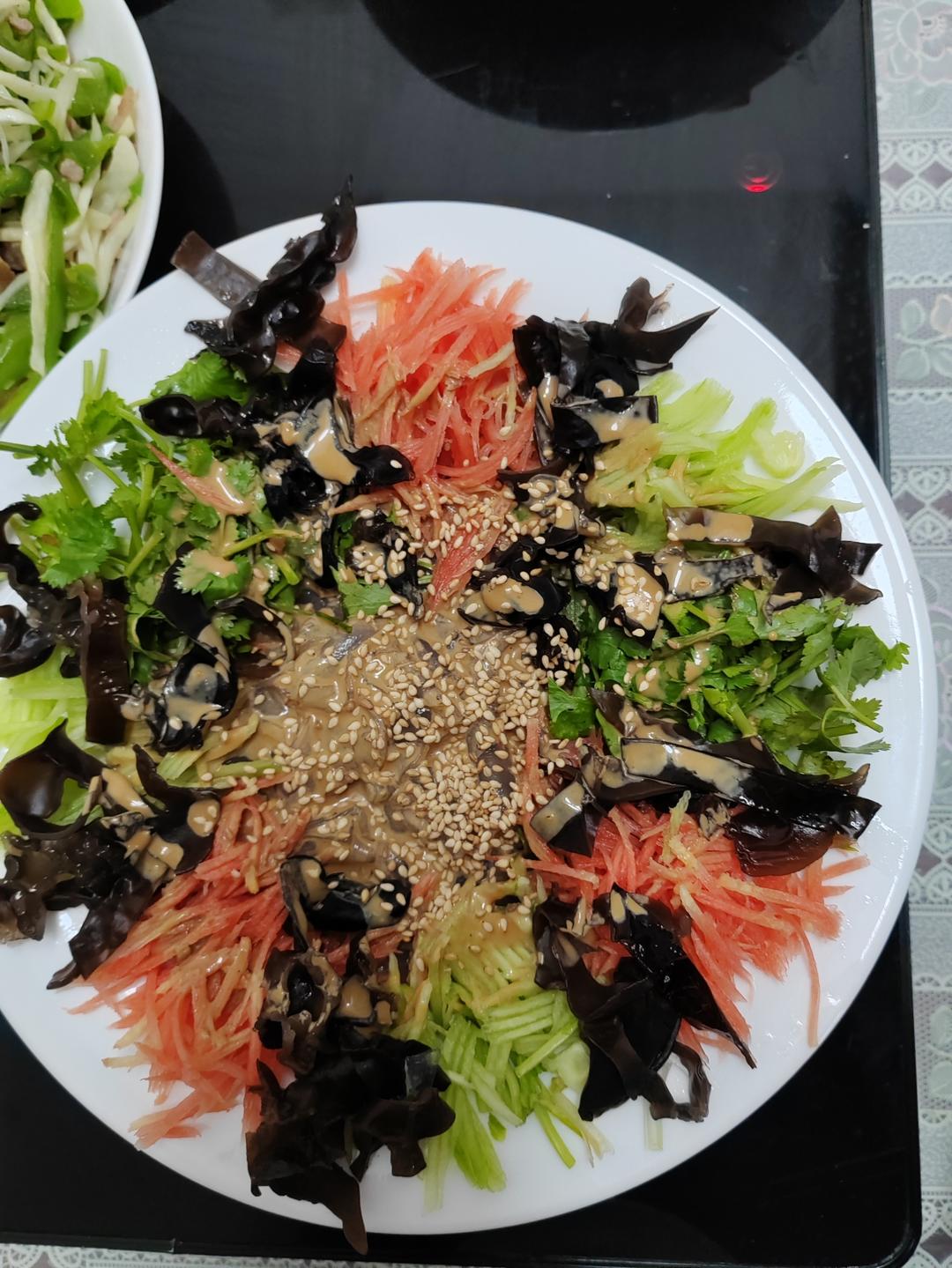 曼食慢语丨2021年夜饭-五彩大拉皮