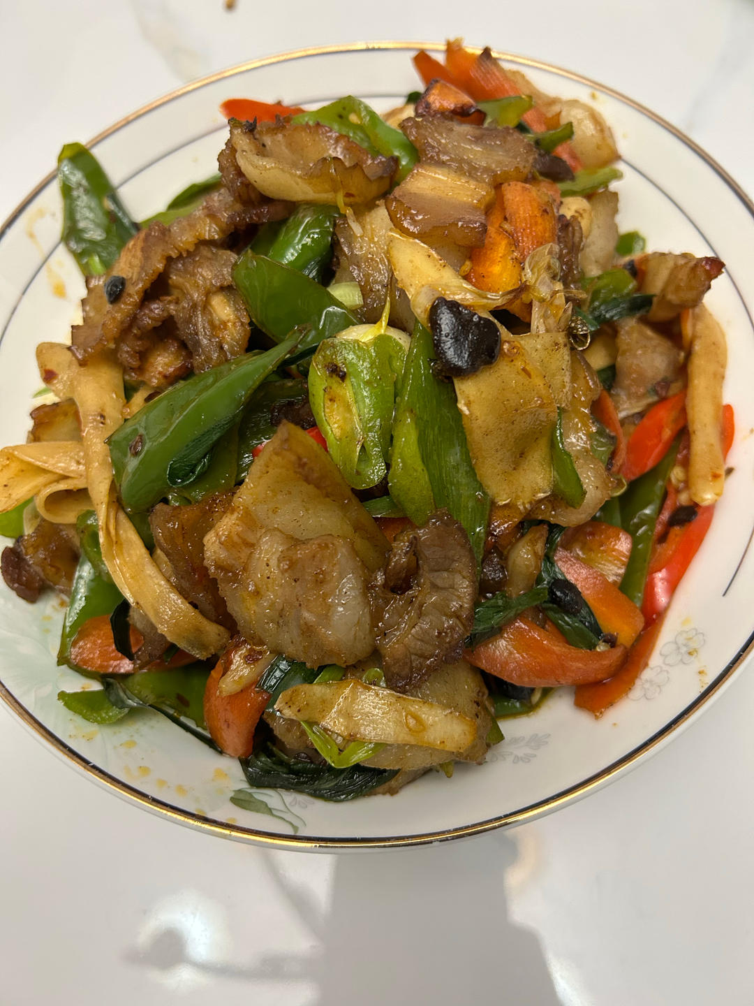 简易青椒回锅肉