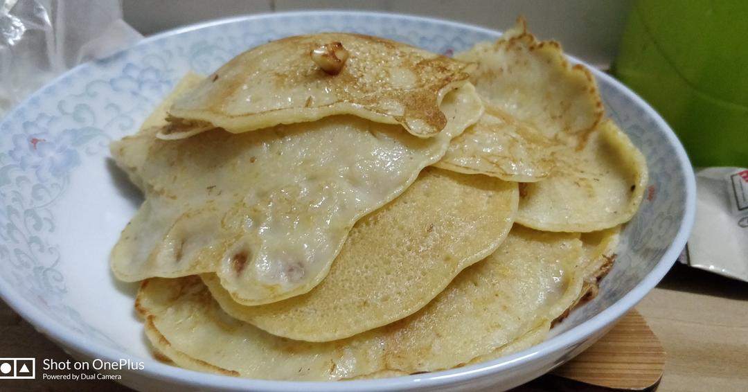 早起十分钟，给宝贝做一份低糖少油的美味早餐饼——牛奶小饼（多动图，孔瑶的食谱）