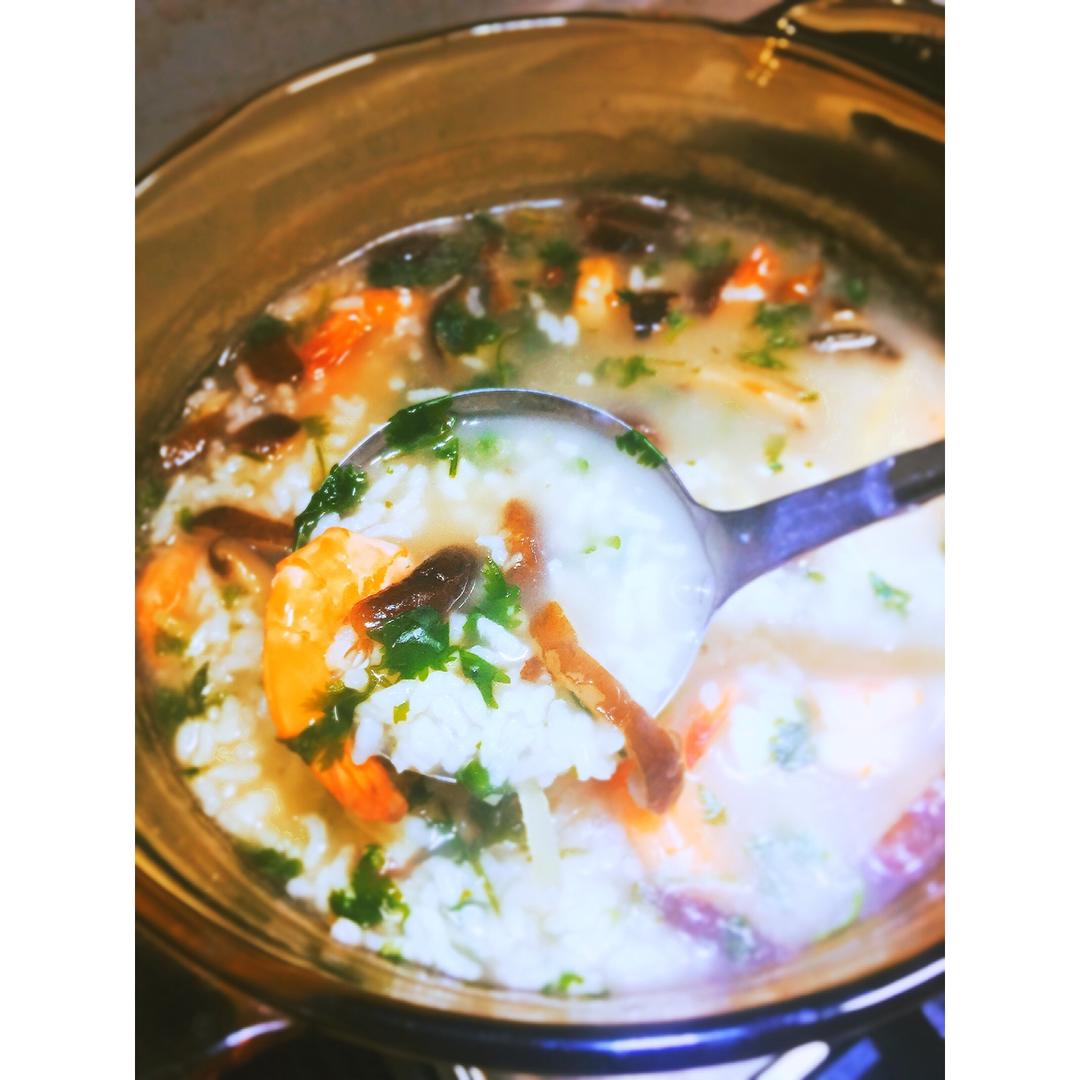 潮汕海鲜粥-超简单电饭煲版