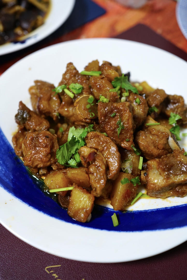 土豆炖排骨