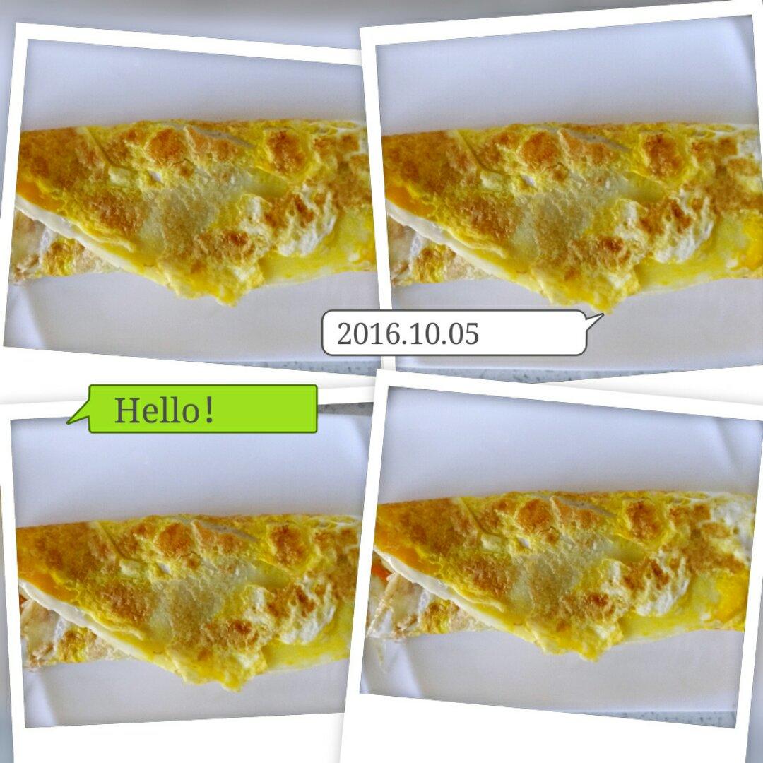 土豆丝鸡蛋卷饼