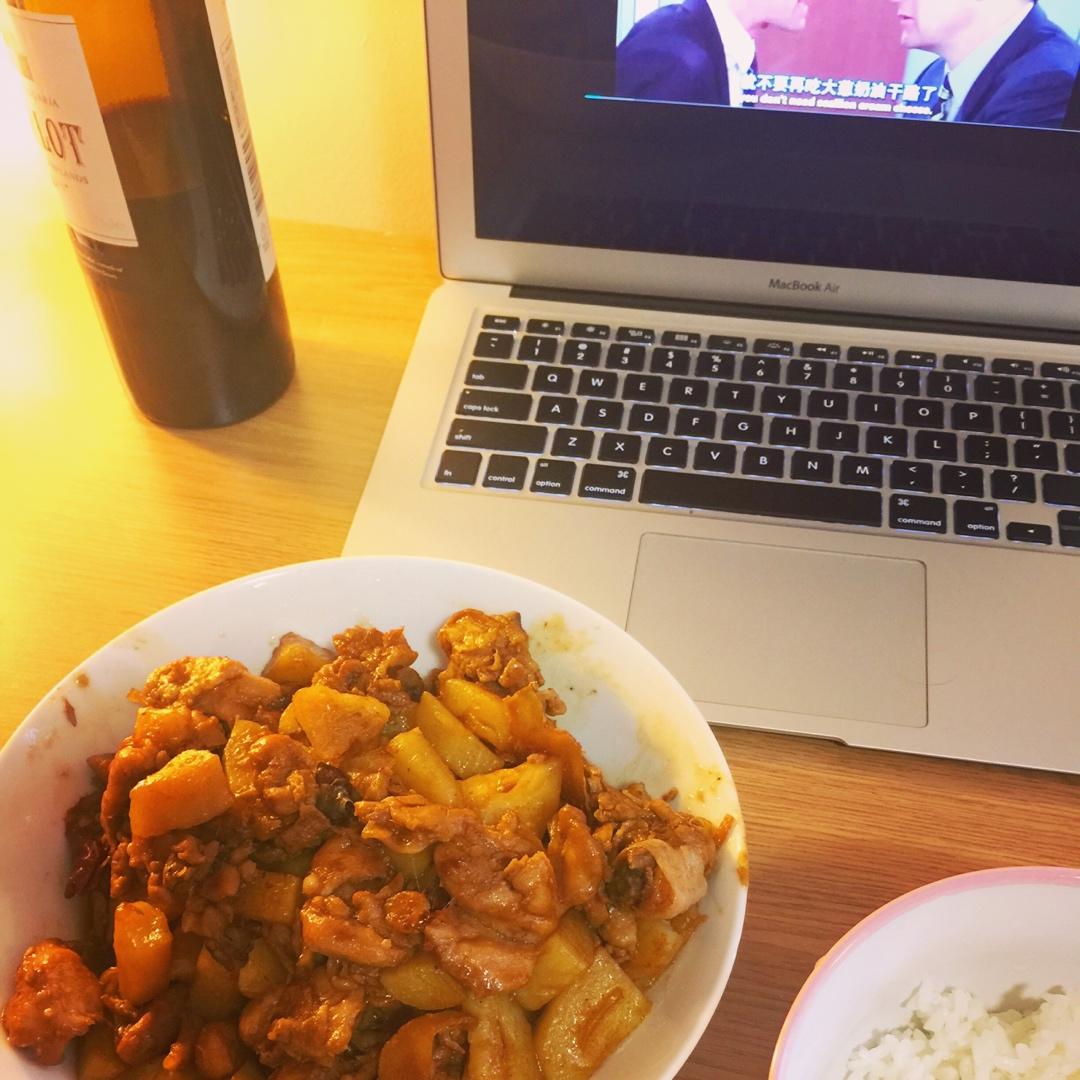 红烧土豆炖鸡腿