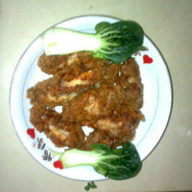 香脆辣味炸鸡翅