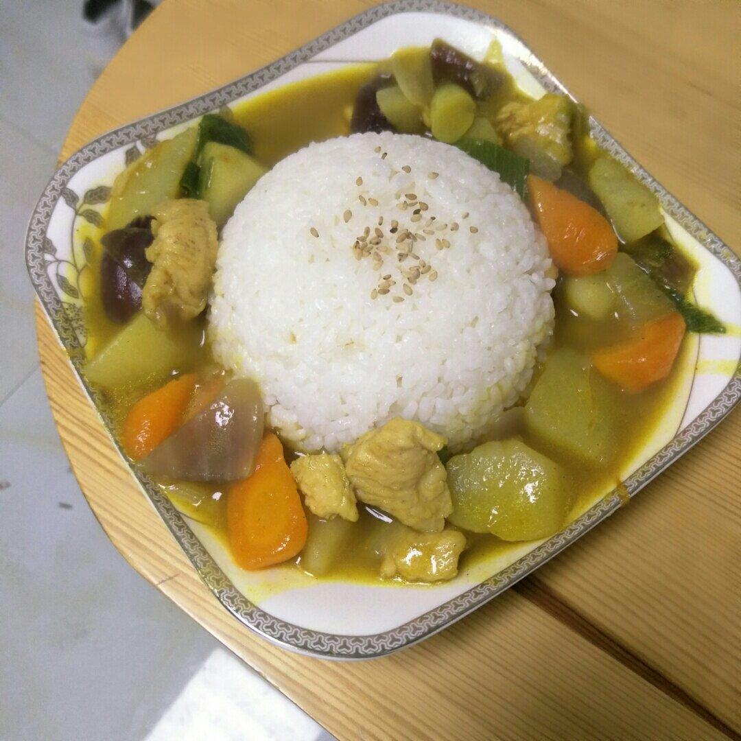 咖喱鸡肉饭