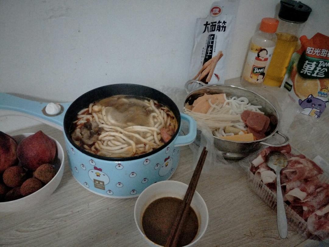 coral呀做的宿舍单人小火锅
