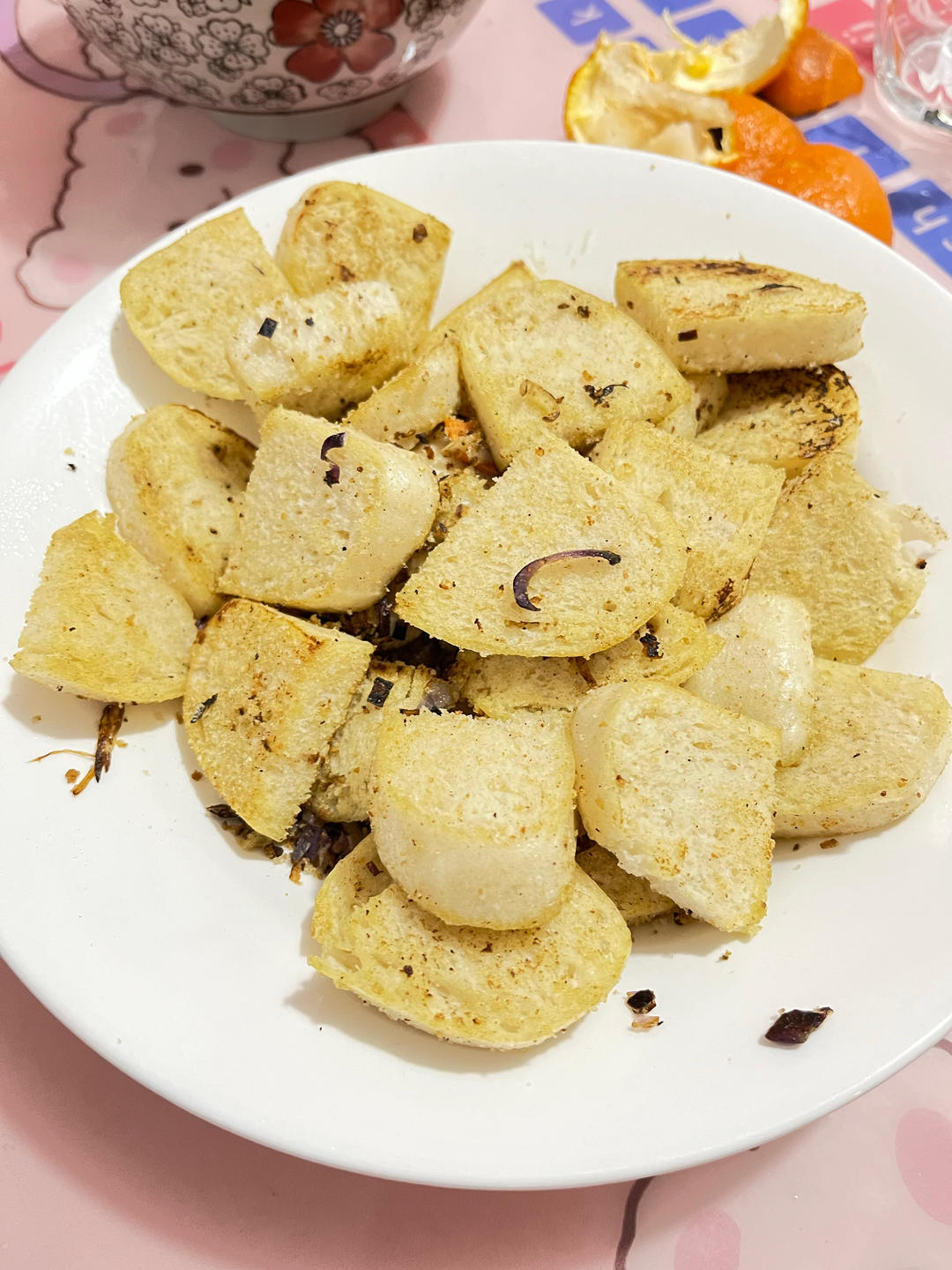 孜然炒馍块