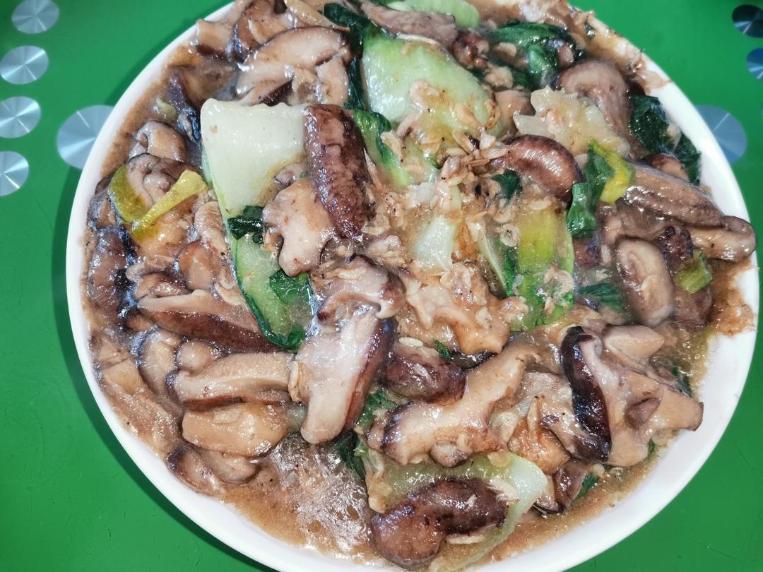 入味的香菇油菜
