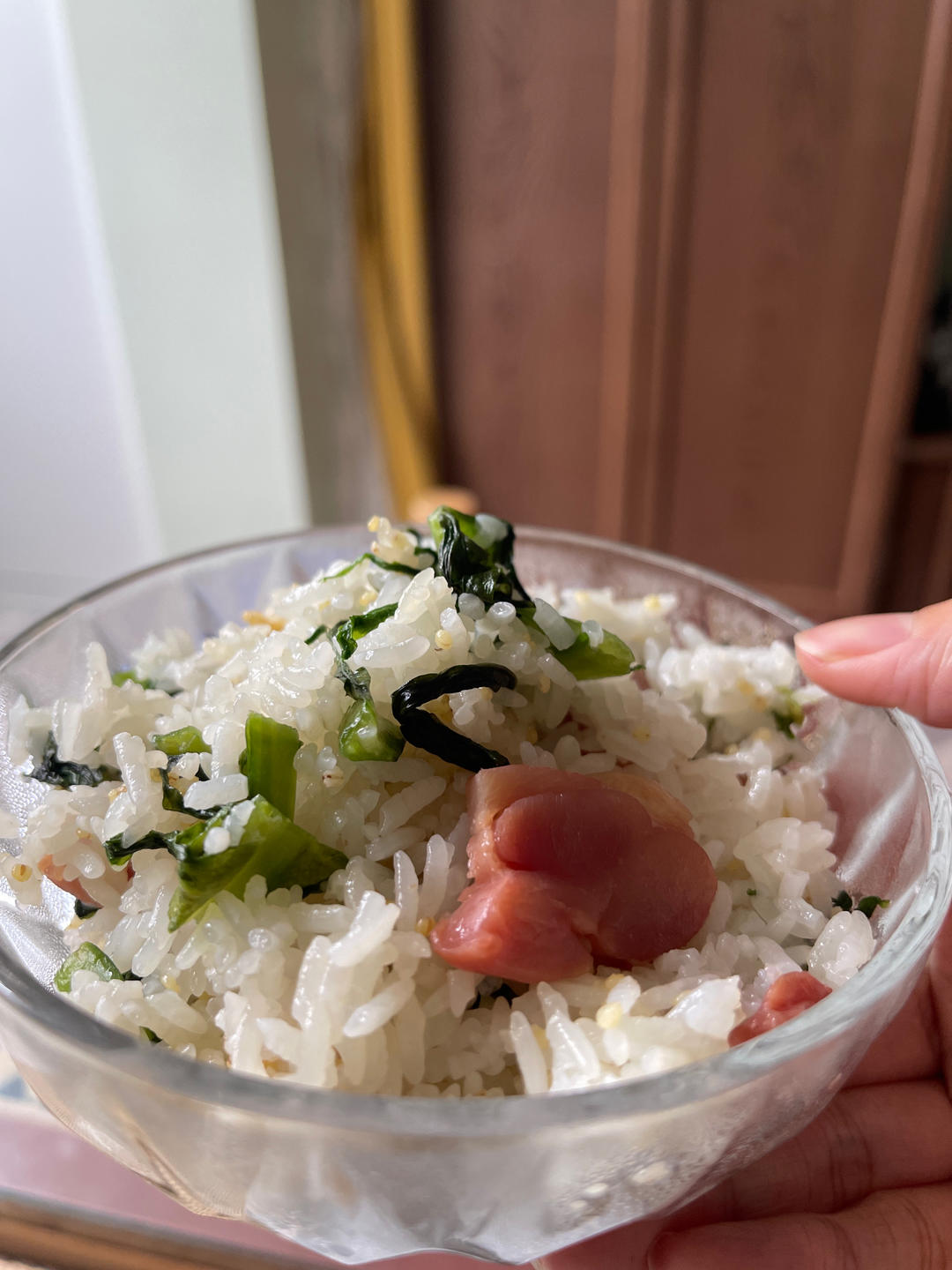 莴笋叶咸肉菜饭