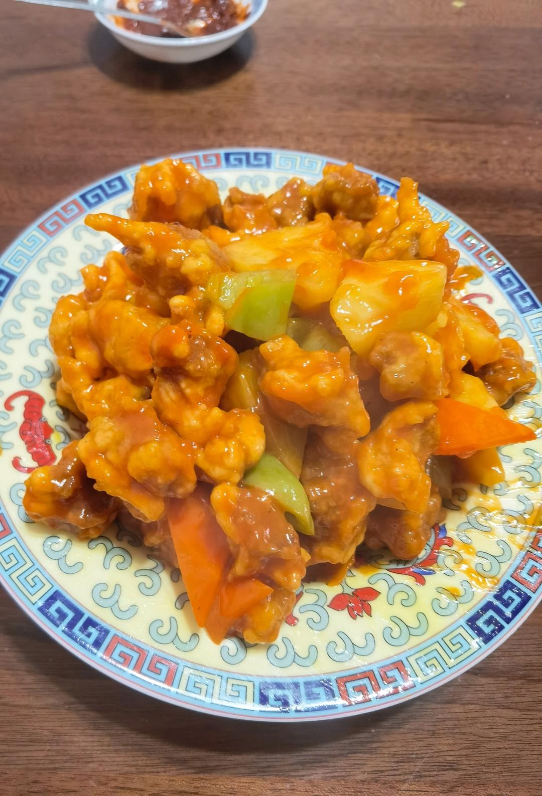 西红柿豇豆拌手擀面