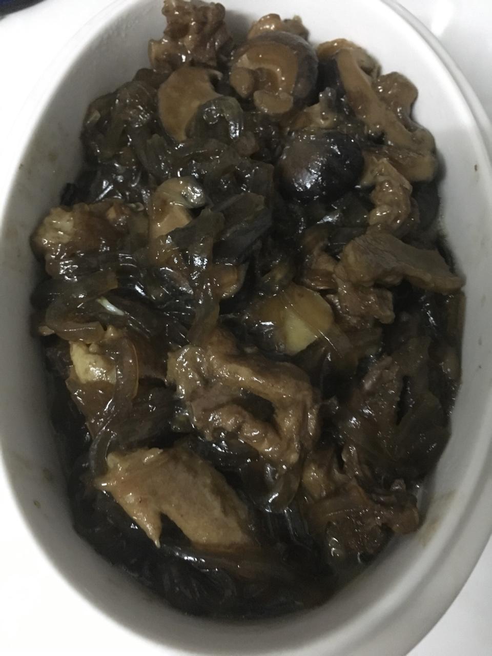 小鸡蘑菇炖粉条