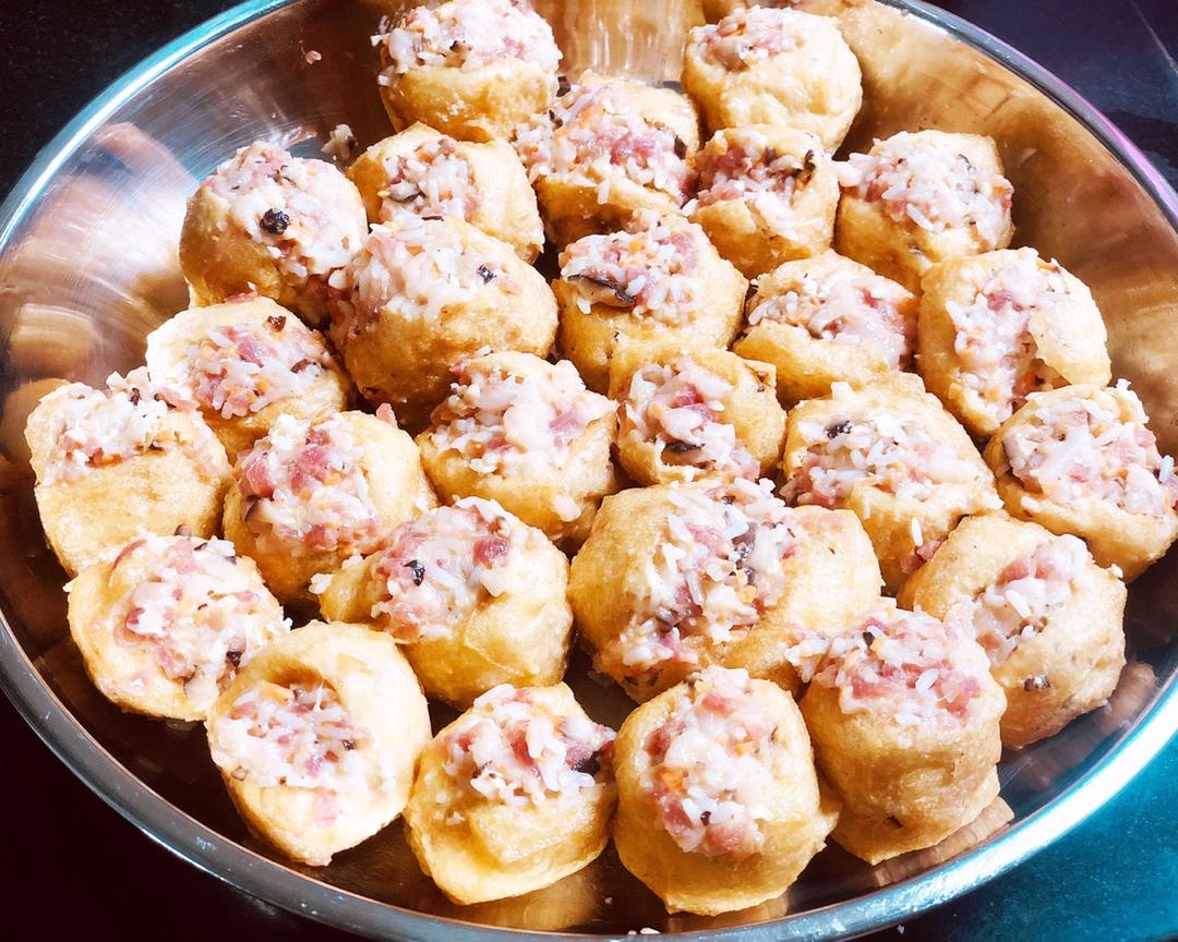 糯米豆腐酿的做法