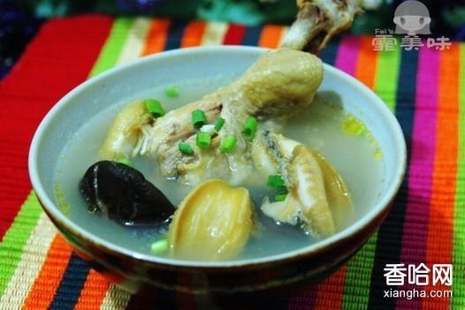 干鲍鱼鸡汤的做法