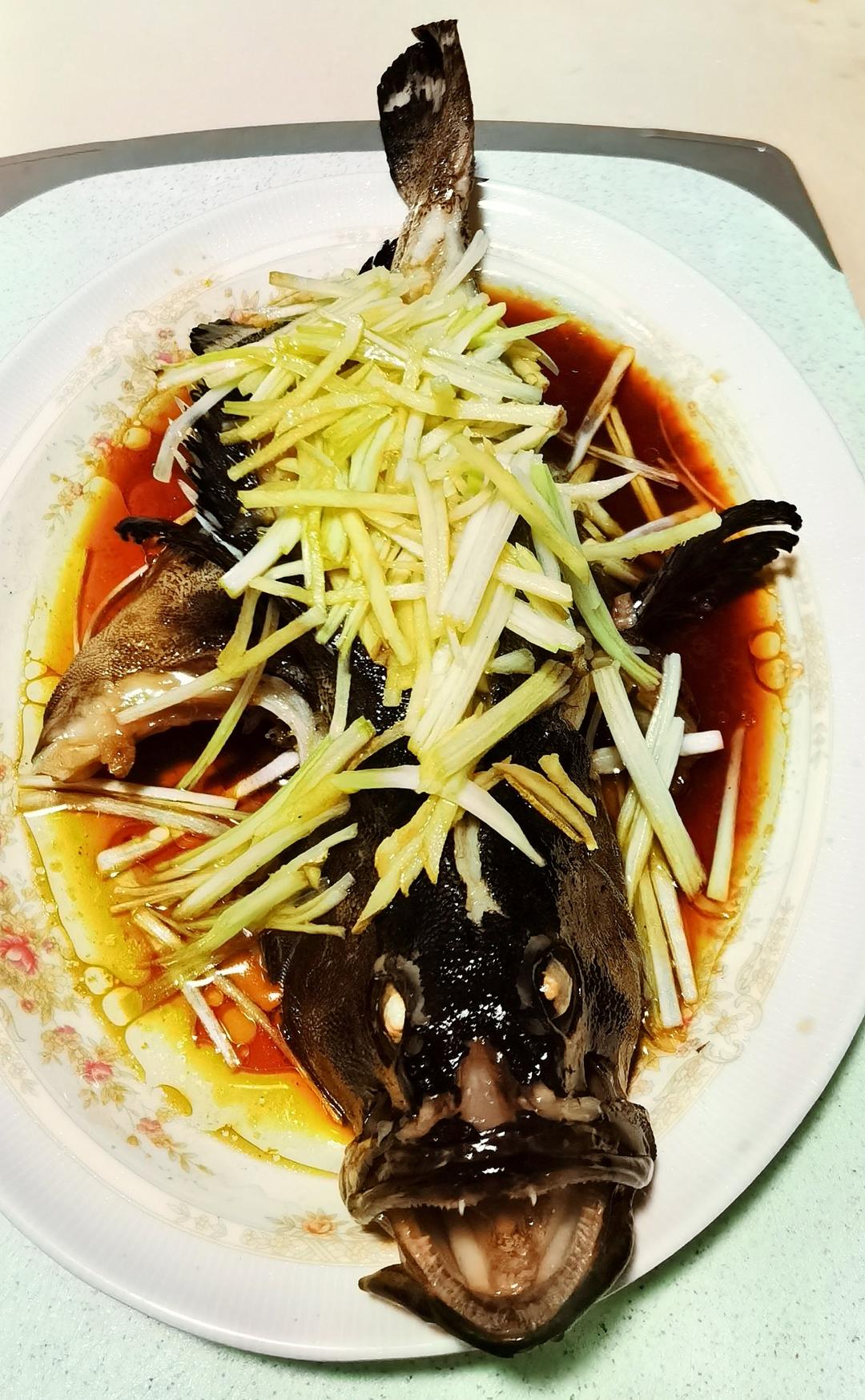 餐厅级别的清蒸石斑鱼