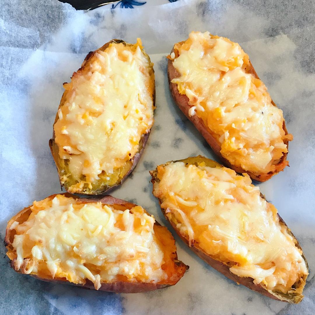 芝士奶油焗红薯