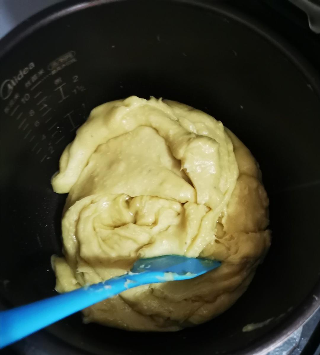 细腻绿豆沙馅和绿豆糕