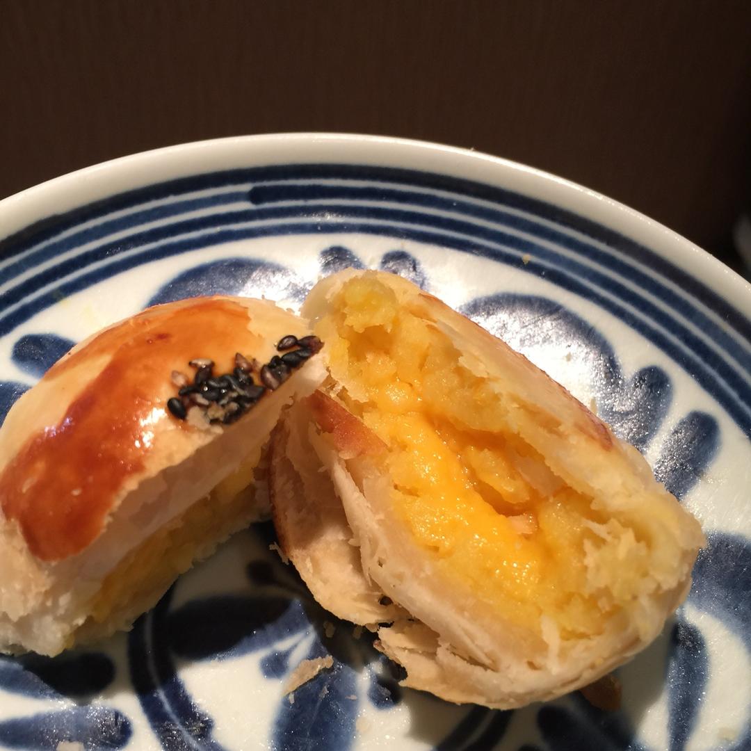 流心奶黄月饼（无吉士粉/转化糖浆版本）【曼食慢语】