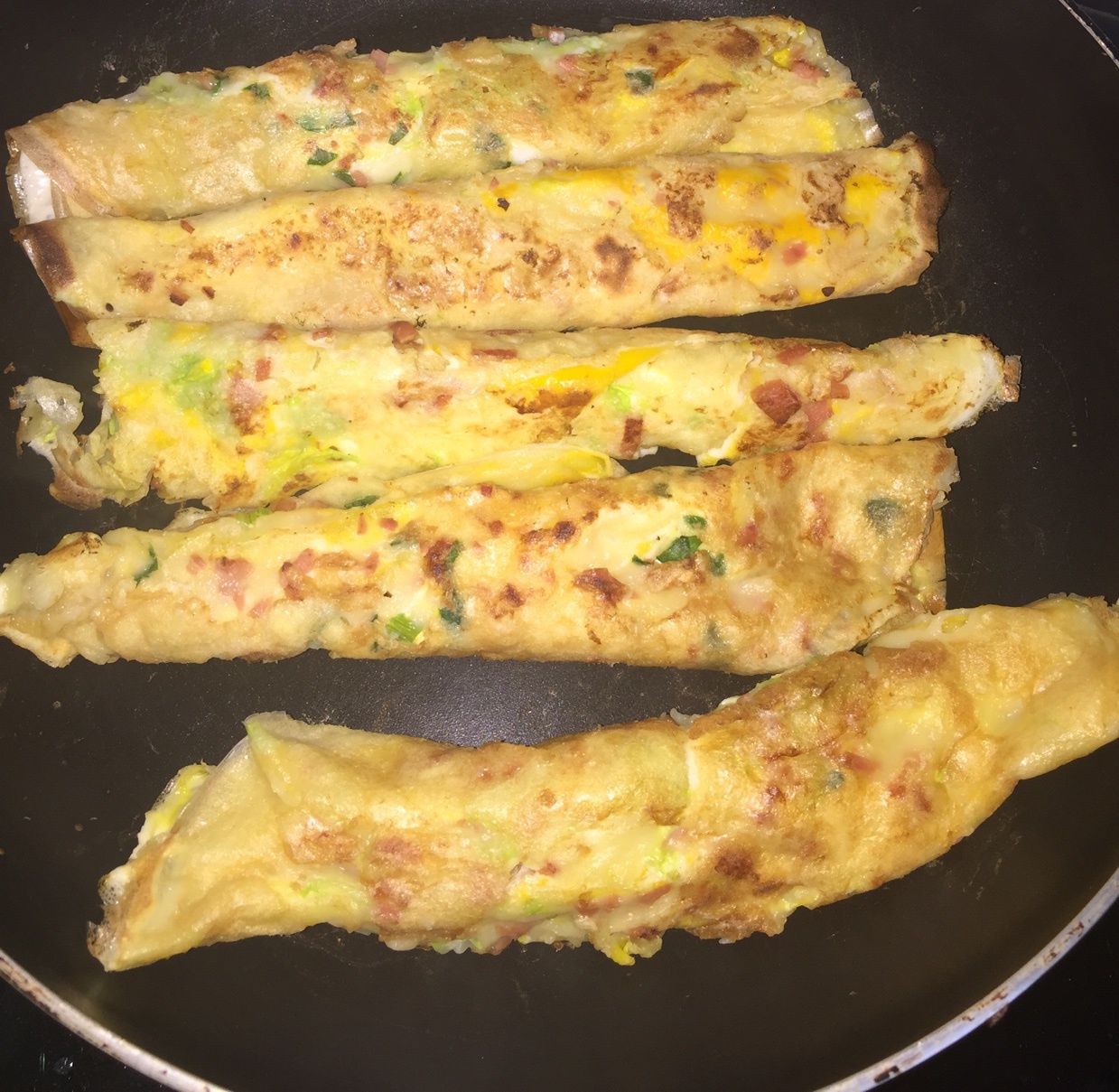 早餐鸡蛋煎饼