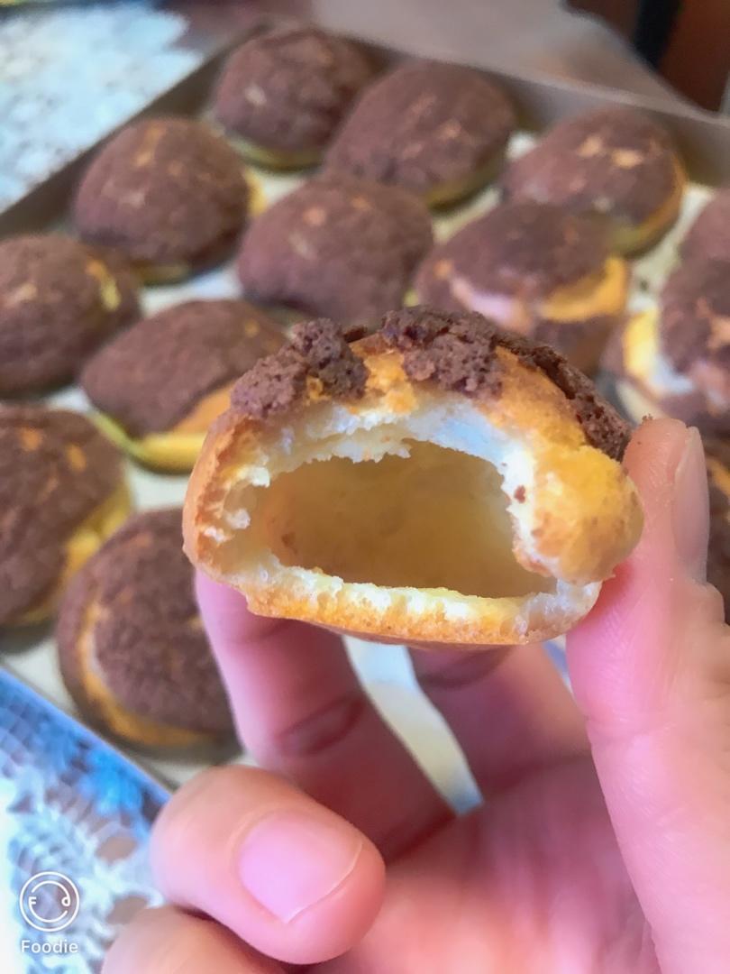 十分美味的酥皮泡芙