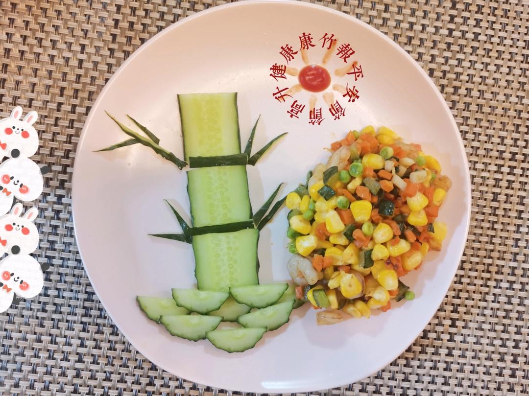 开运年菜～节节高升之竹报平安