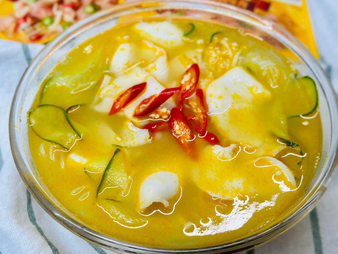 开胃金汤花枝片