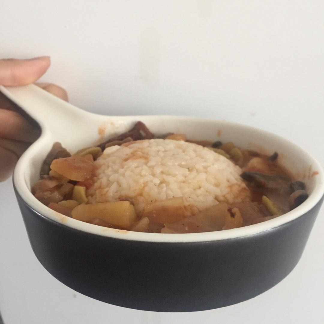 乱炖地三鲜（茄子土豆番茄午餐肉）