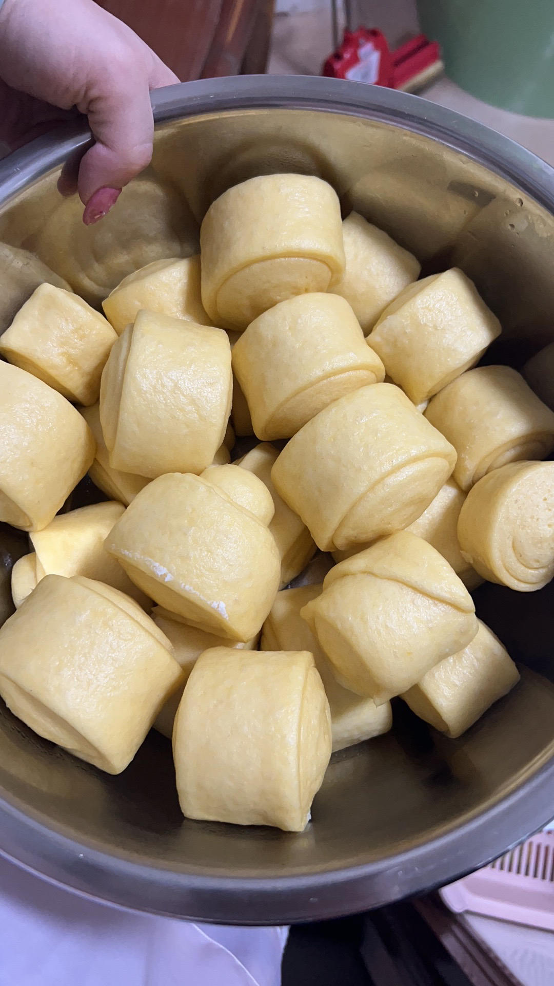 奶香玉米面馒头（一次发酵）