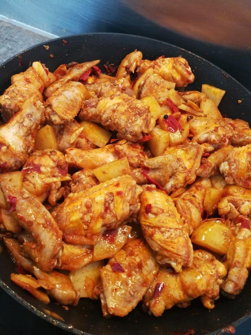 清朝雨做的麻辣香锅鸡翅