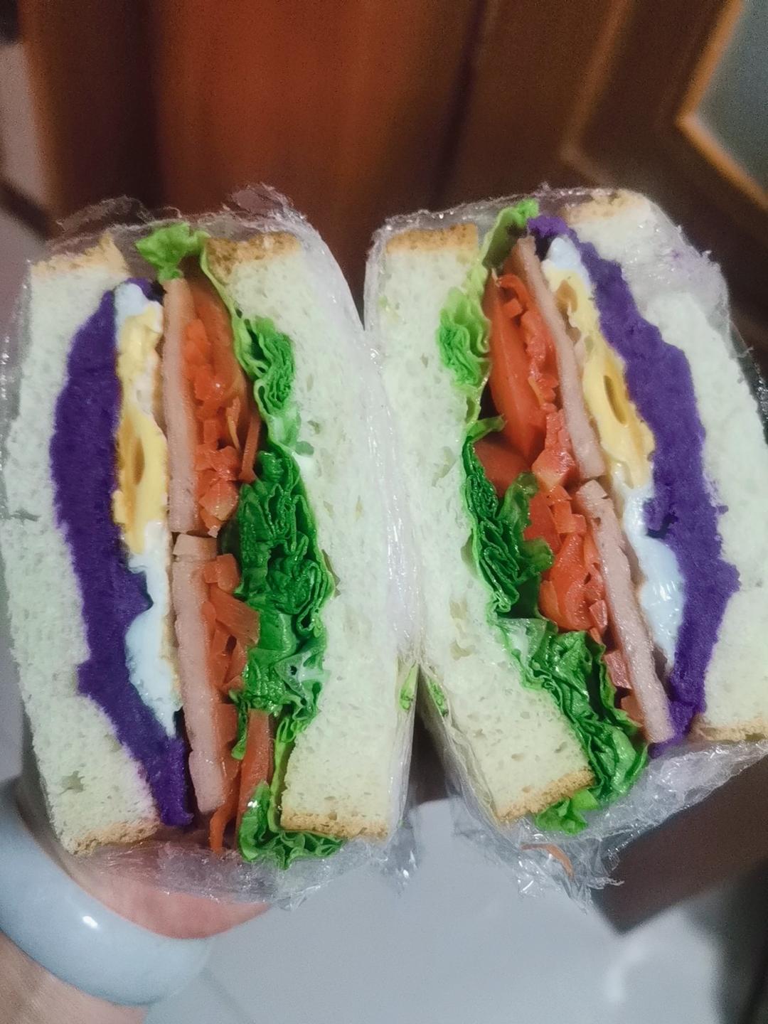 7天不重样系列之低卡减脂三明治