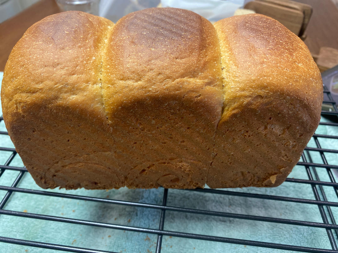 超软拉丝牛奶吐司🍞一次发酵