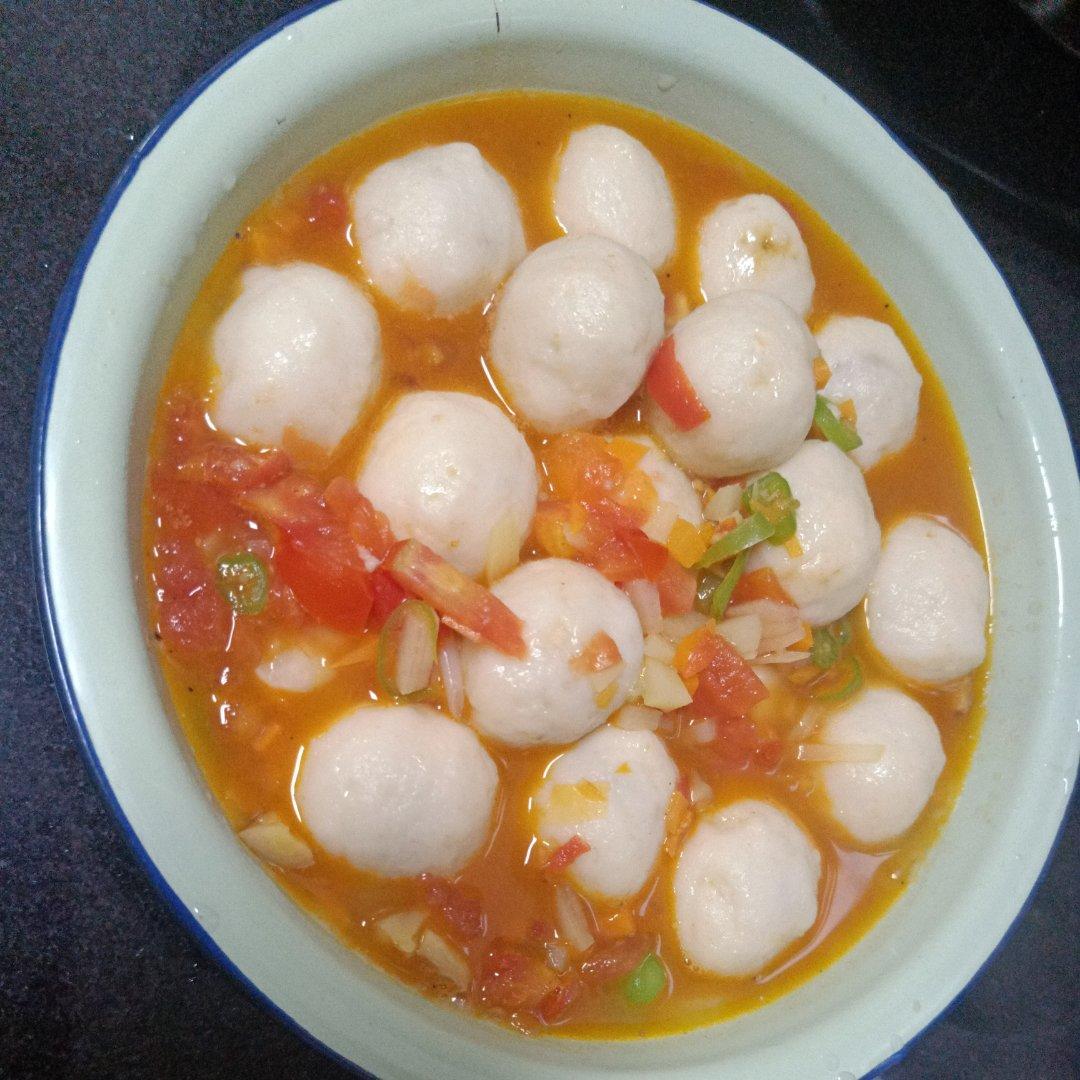 火o_o果做的番茄鱼丸汤