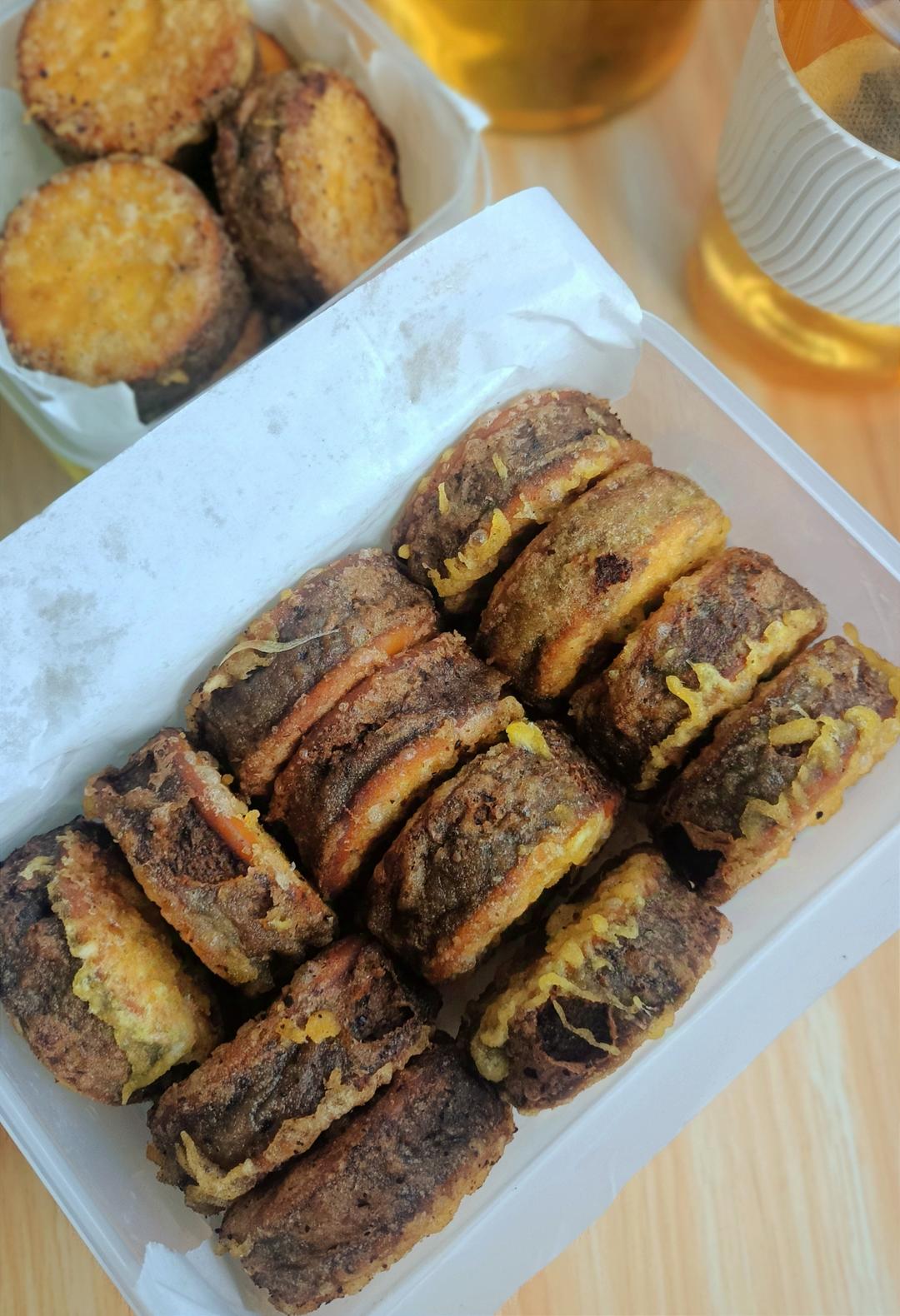 古早绿豆饼｜酥脆外壳 奶香内馅
