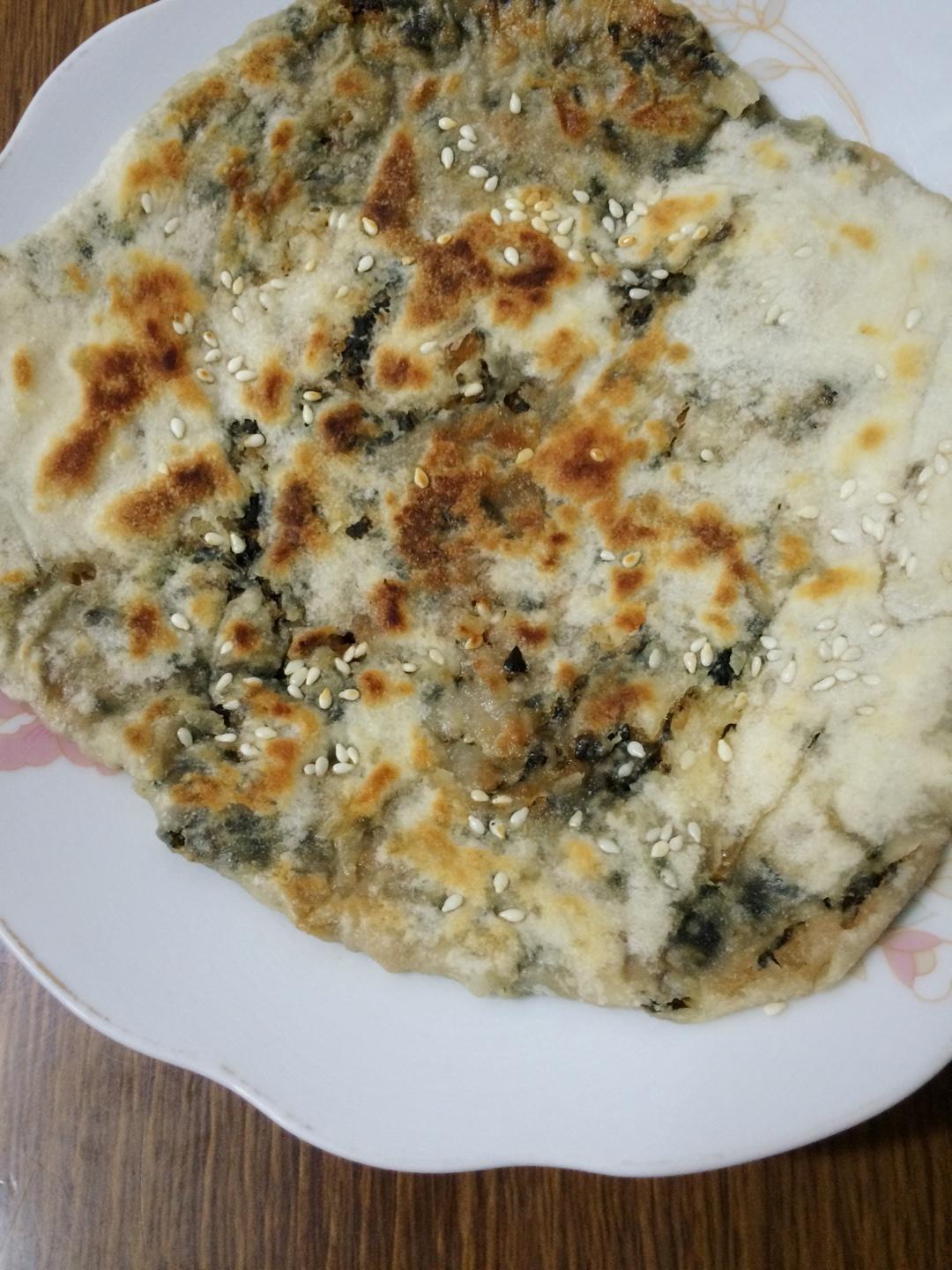 菜干猪肉饼的做法